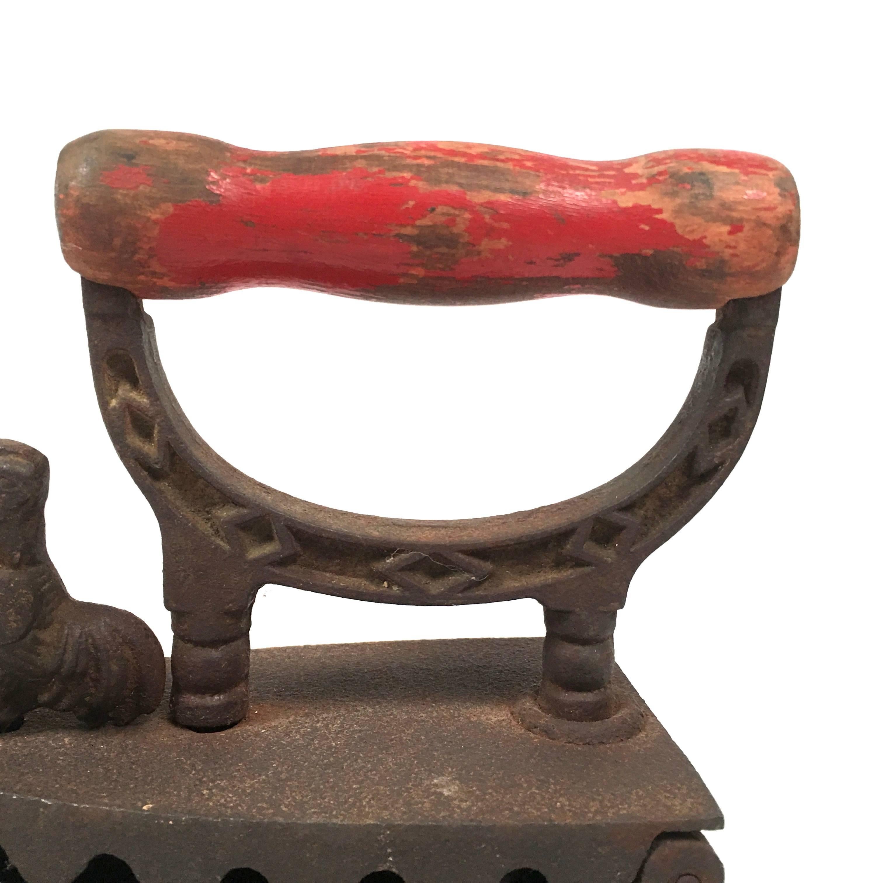 Two 19th Century Cast Iron Coal Irons 3