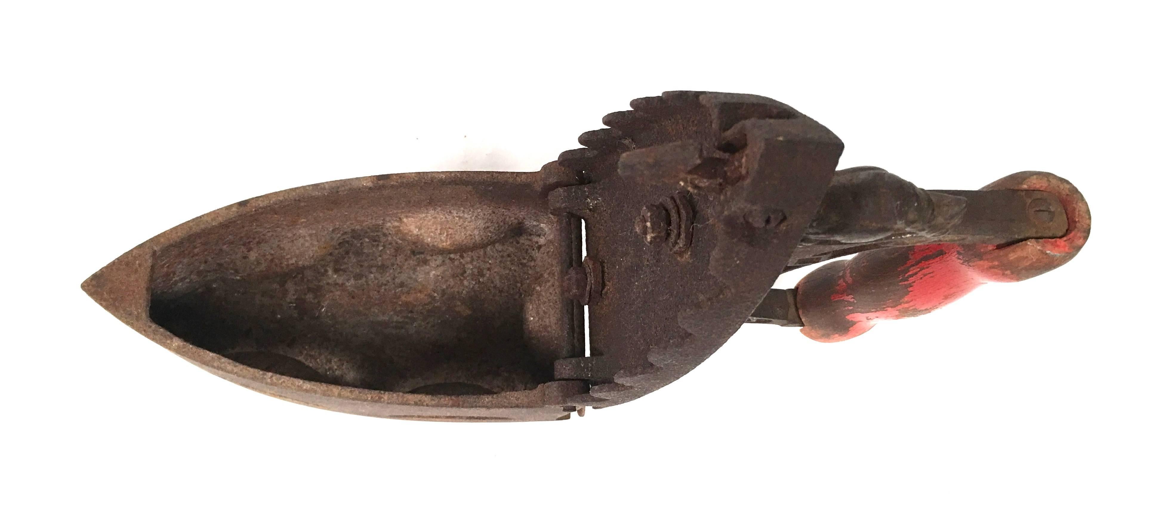 Two 19th Century Cast Iron Coal Irons 5