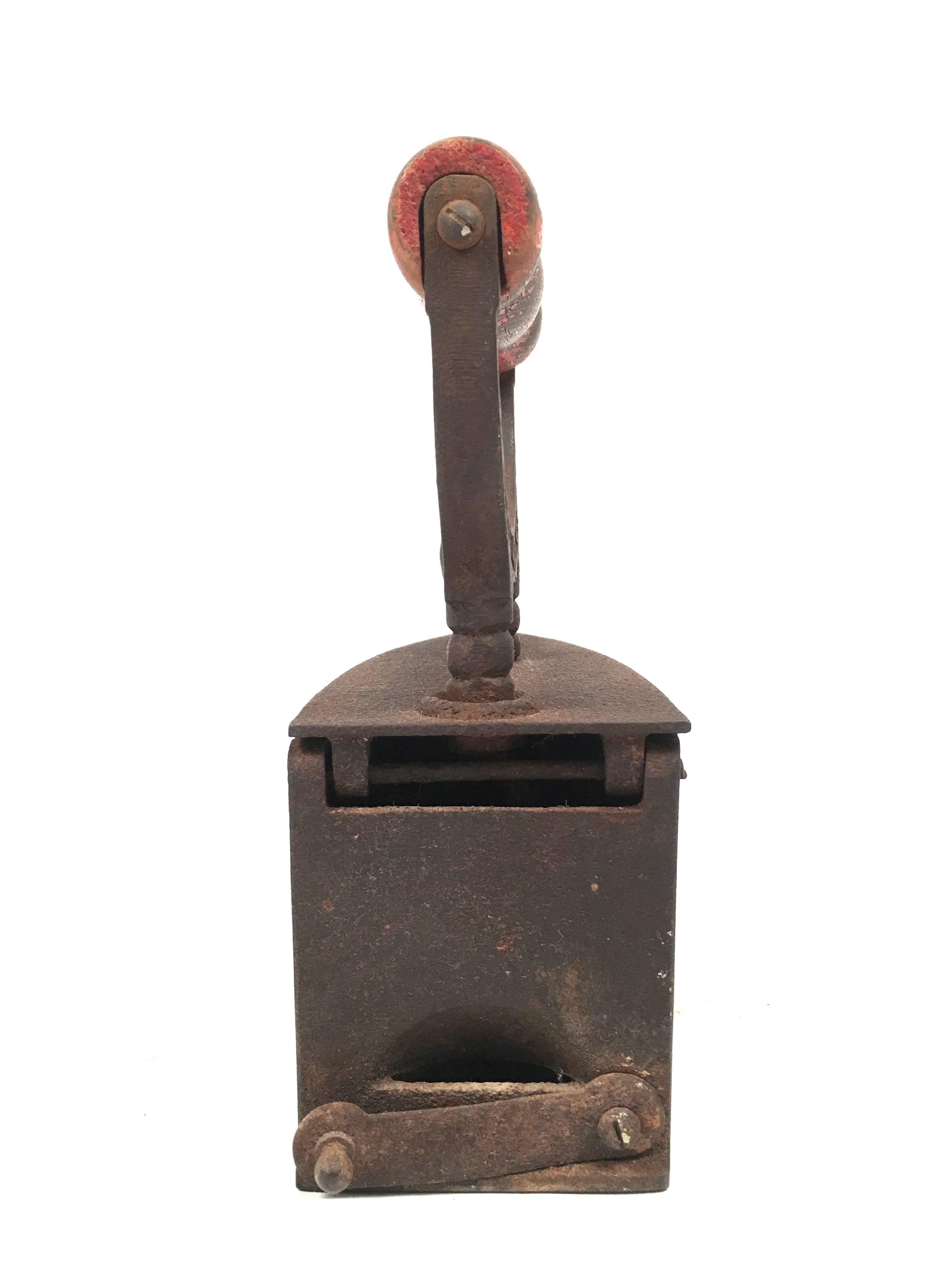 Two 19th Century Cast Iron Coal Irons 6