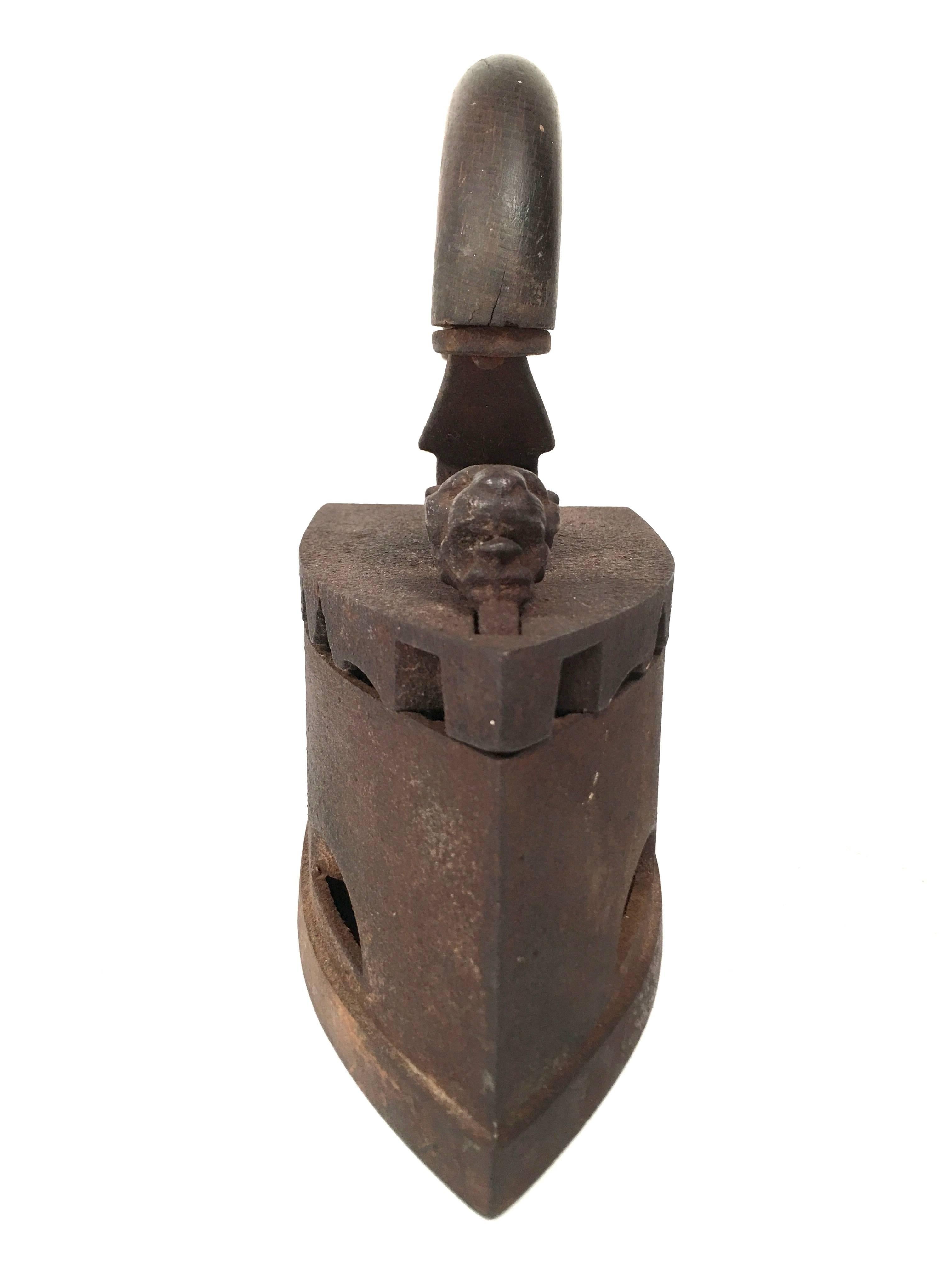 copper rooster charcoal iron
