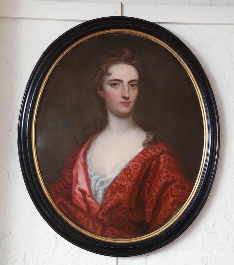Two 19th Century English Oval Portraits For Sale at 1stDibs