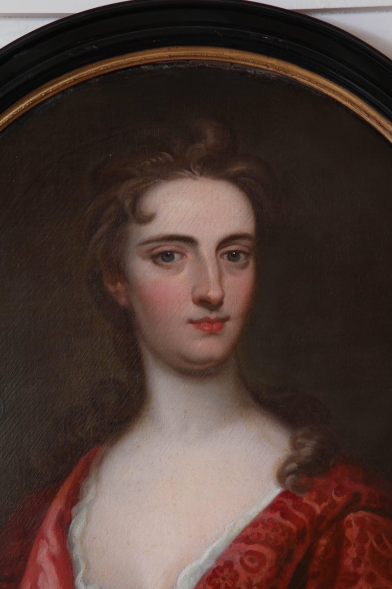 Two 19th Century English Oval Portraits For Sale at 1stDibs