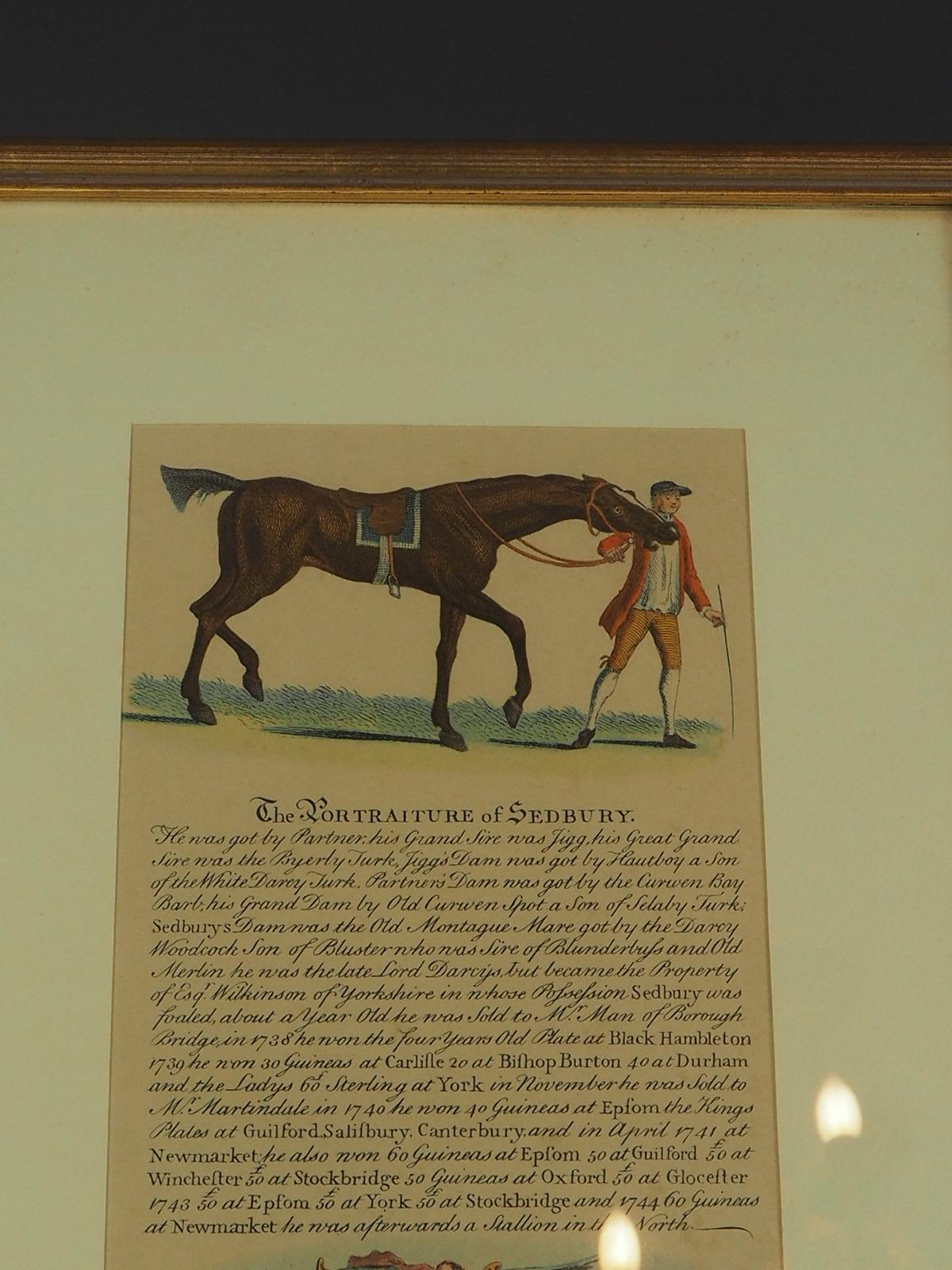 Paper Two 19th Century Engravings “The Sportsman’s Pocket Companion” by James Roberts  For Sale