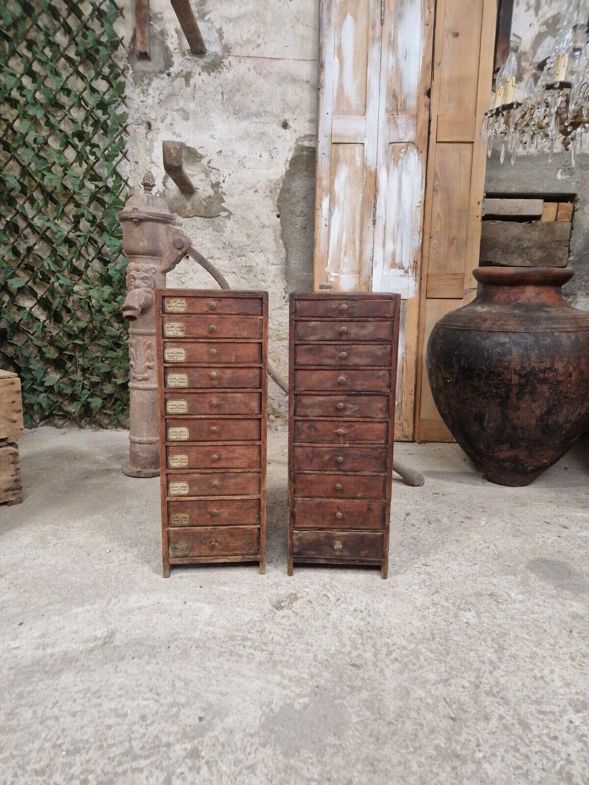 Two 19th Century French Watch Makers Cabinets For Sale 6
