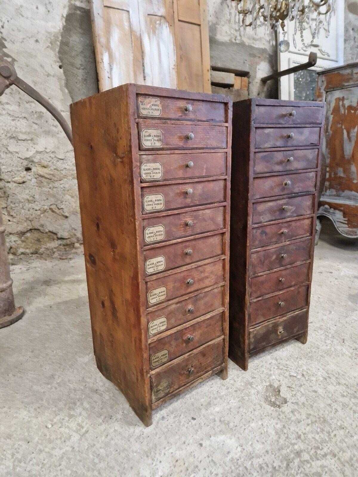 Two 19th Century French Watch Makers Cabinets For Sale 7