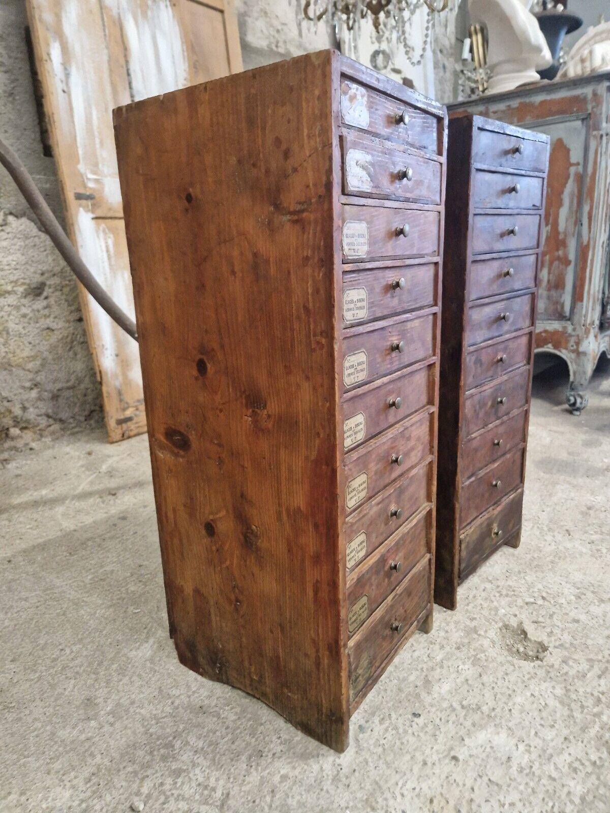 Two 19th Century French Watch Makers Cabinets For Sale 8