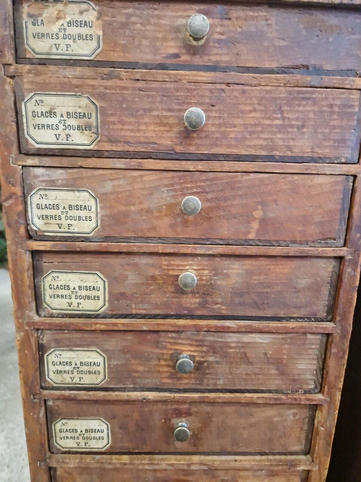 Two 19th Century French Watch Makers Cabinets For Sale 10