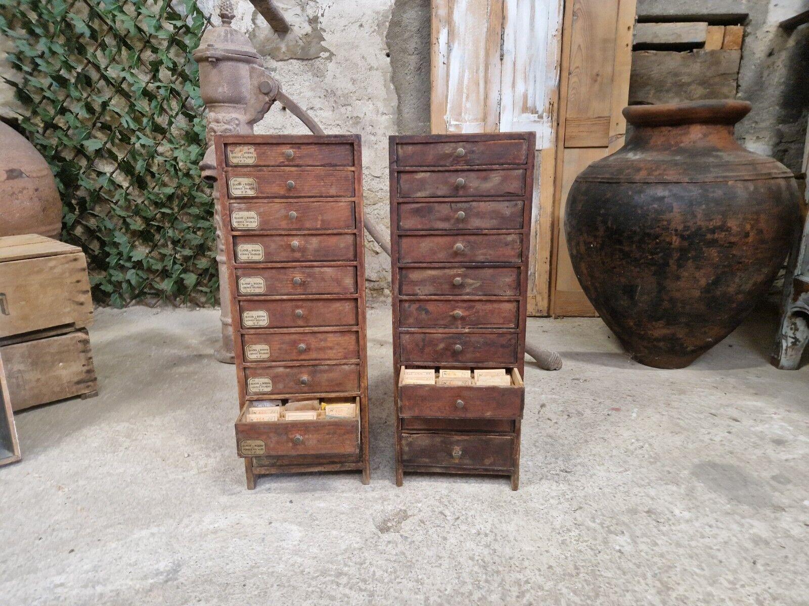 Two 19th Century French Watch Makers Cabinets For Sale 2