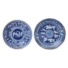 Two 19th Century Greek Pattern Plates