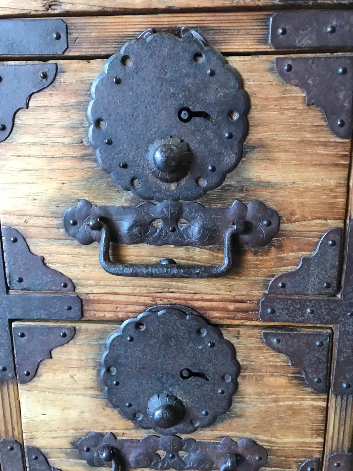 Two 19th Century Japanese  Kodansu, Small Chest of Drawers on Custom Stands 13