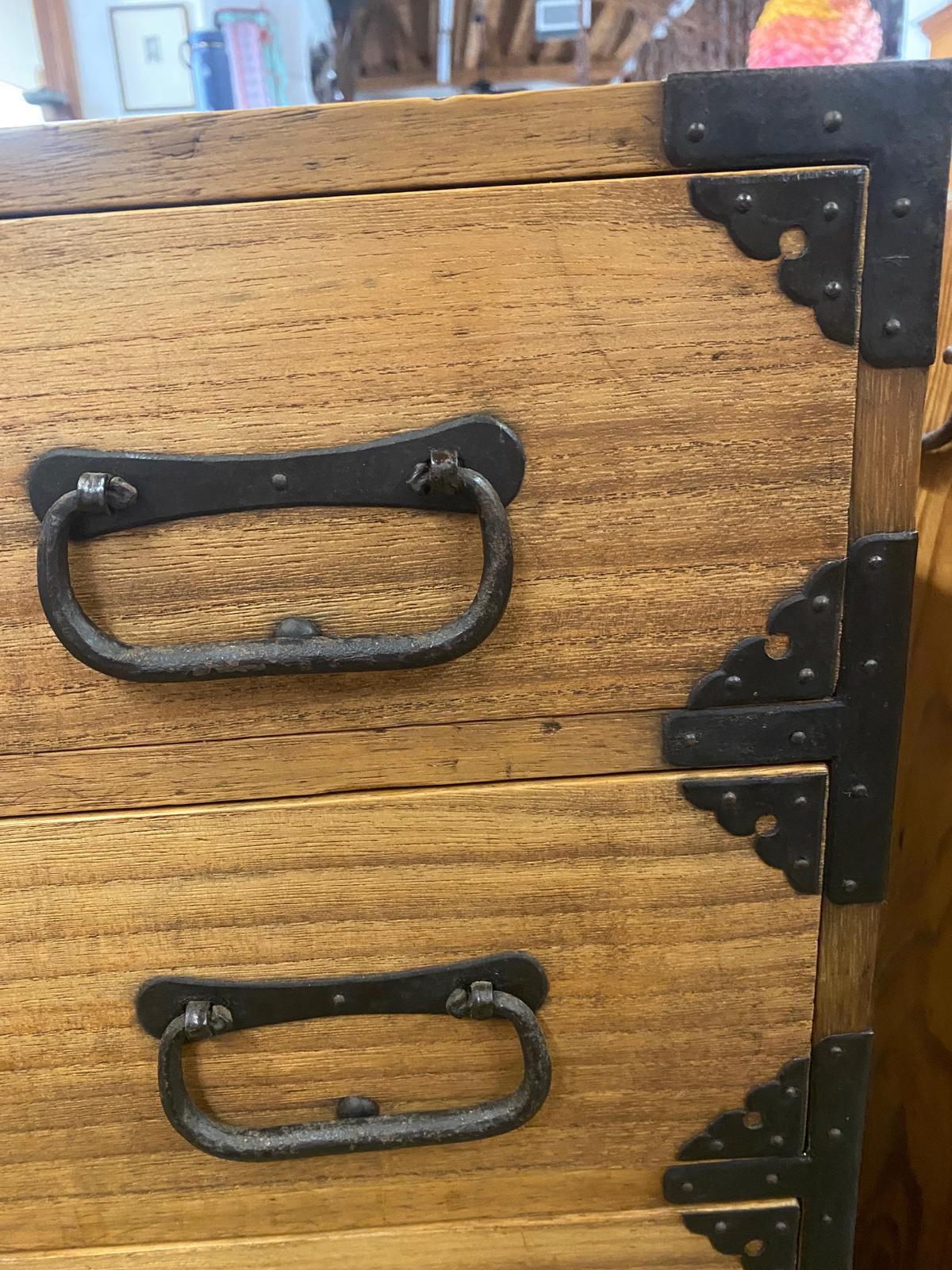 Two 19th Century Japanese  Kodansu, Small Chest of Drawers on Custom Stands 3