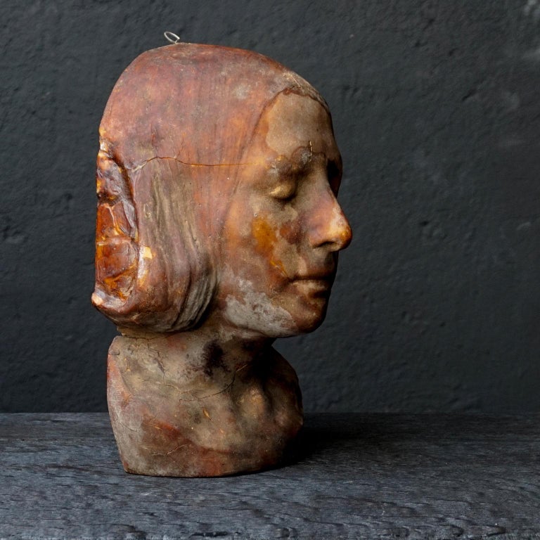 Two 19th Century Rare Wax Death Masks at 1stDibs
