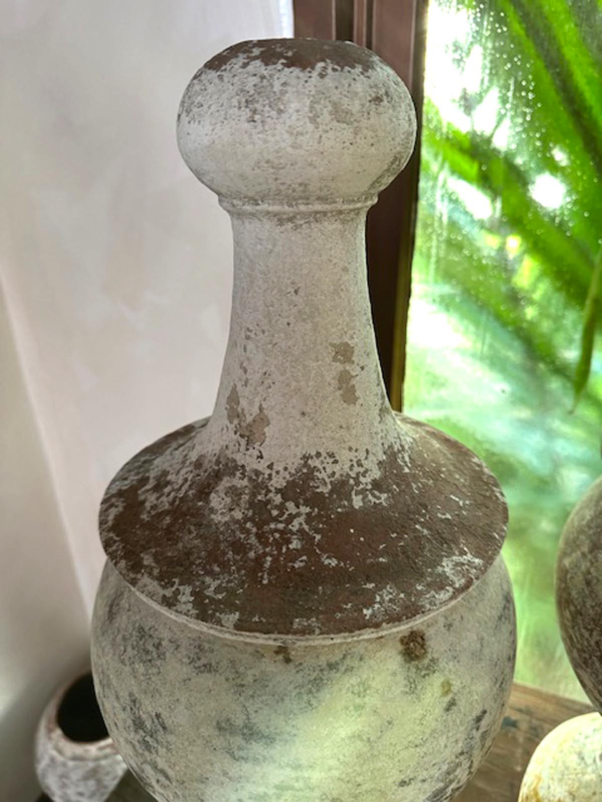 Two 19th Century Terracotta and Gesso Finials  For Sale 7