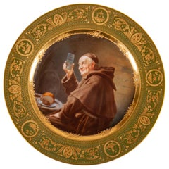 Two 19th Century Vienna Porcelain Cabinet Plates