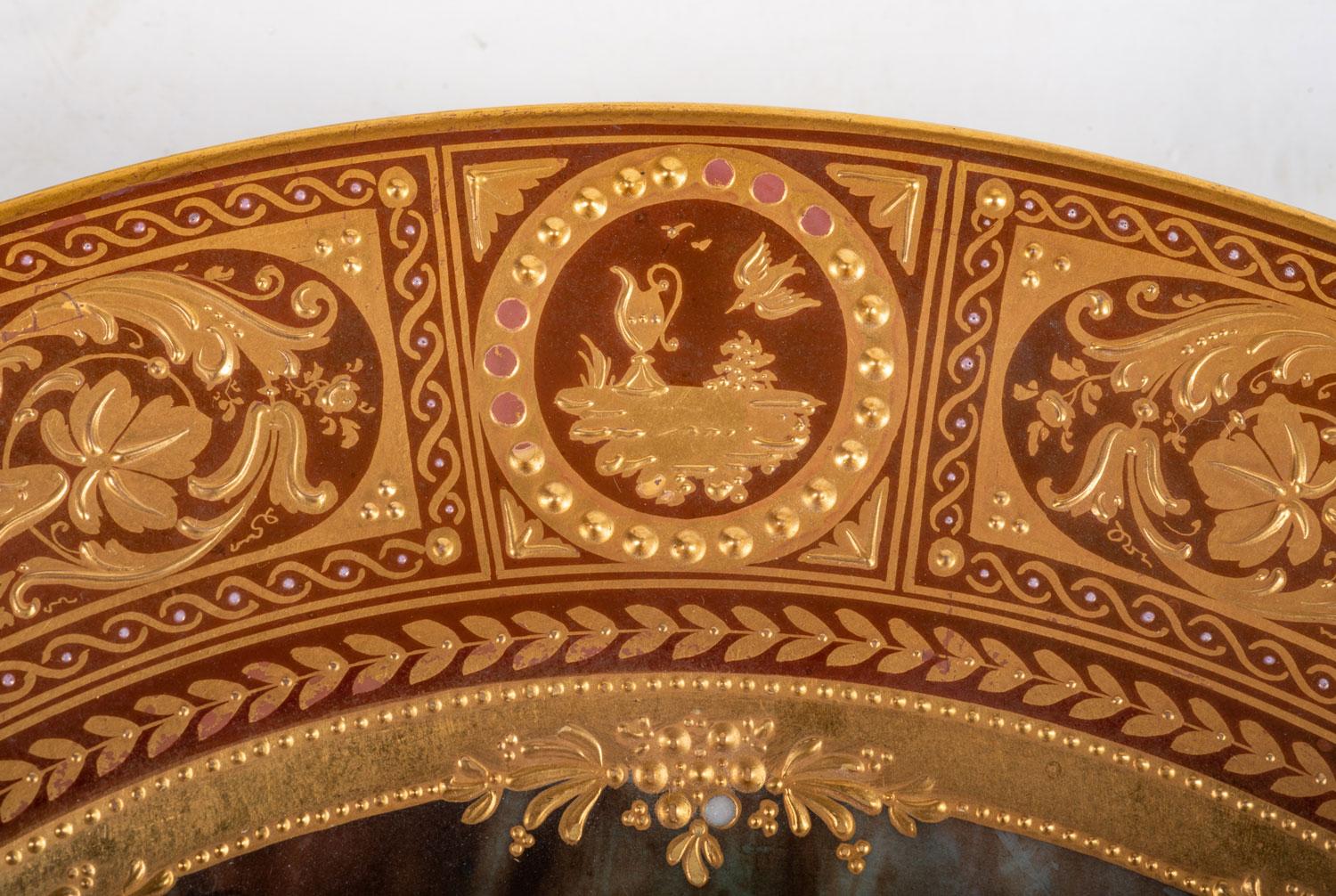 Deux assiettes de cabinet en porcelaine de Vienne du XIXe siècle en vente 3