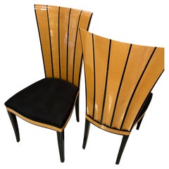 two (2) Eliel Saarinen side chairs by ;Charles Phipps & sons