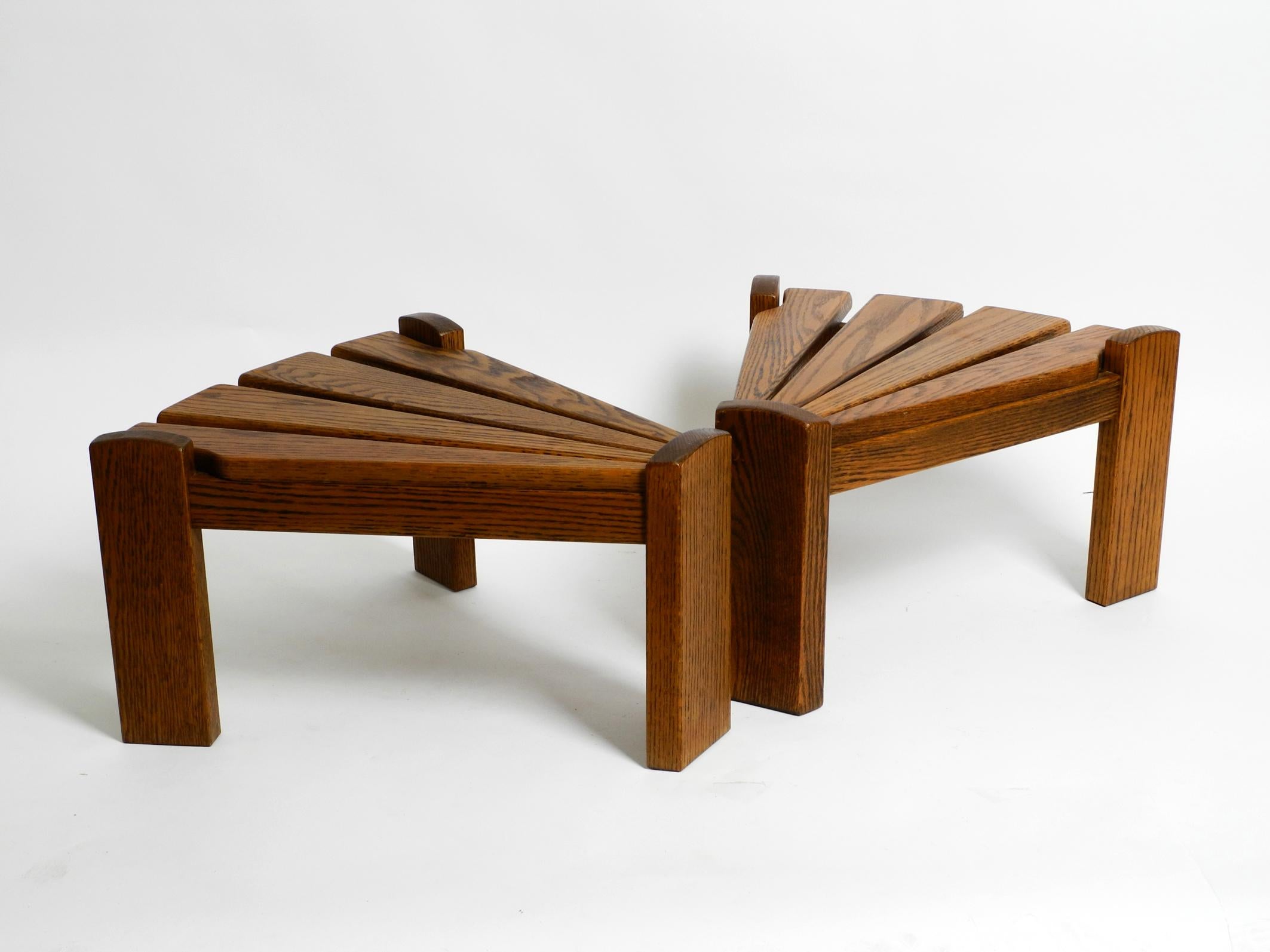 Two 50s Side or Coffee Tables in a Triangular Shape by Dittman for Awa Radbound For Sale 8
