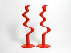 Two abstract metal floor sculptures by Tony Almén and Peter Gest for Ikea 1990