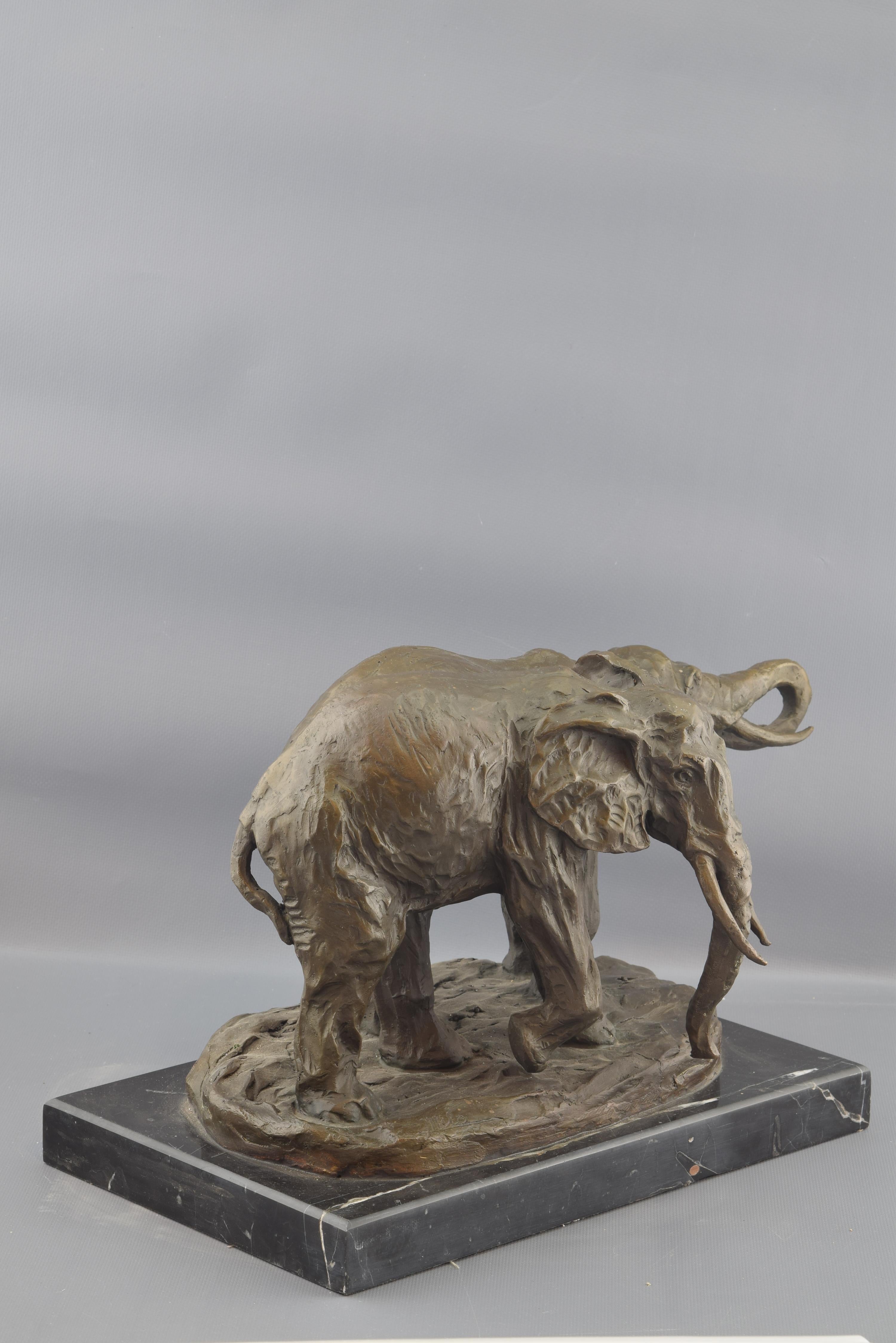 Other Two African Elephants. Bronze, Marble, after Models from Milo ‘1939-‘