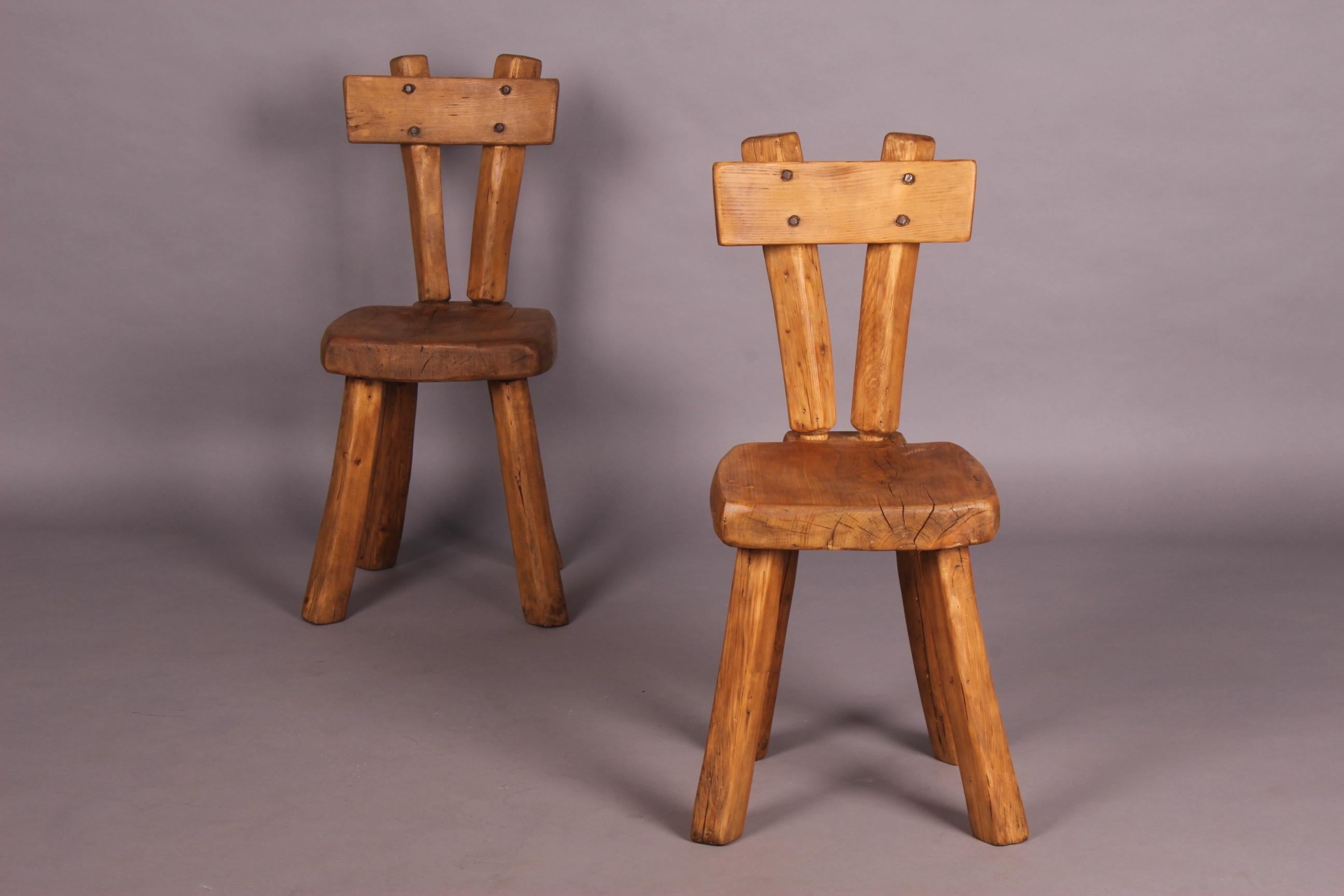 Mid-20th Century Two Alexandre Noll Style Chairs