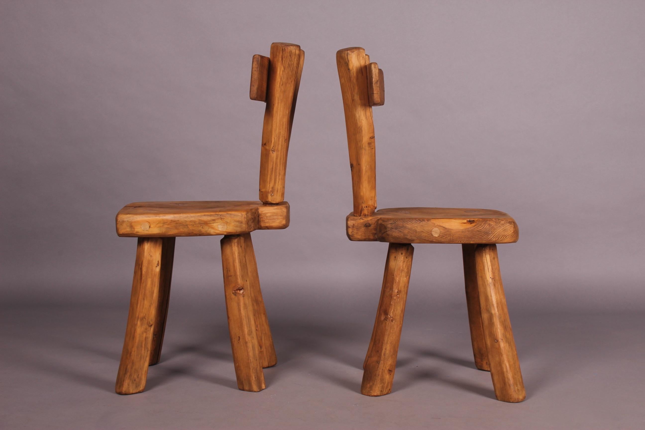 Mid-20th Century Two Alexandre Noll Style Chairs
