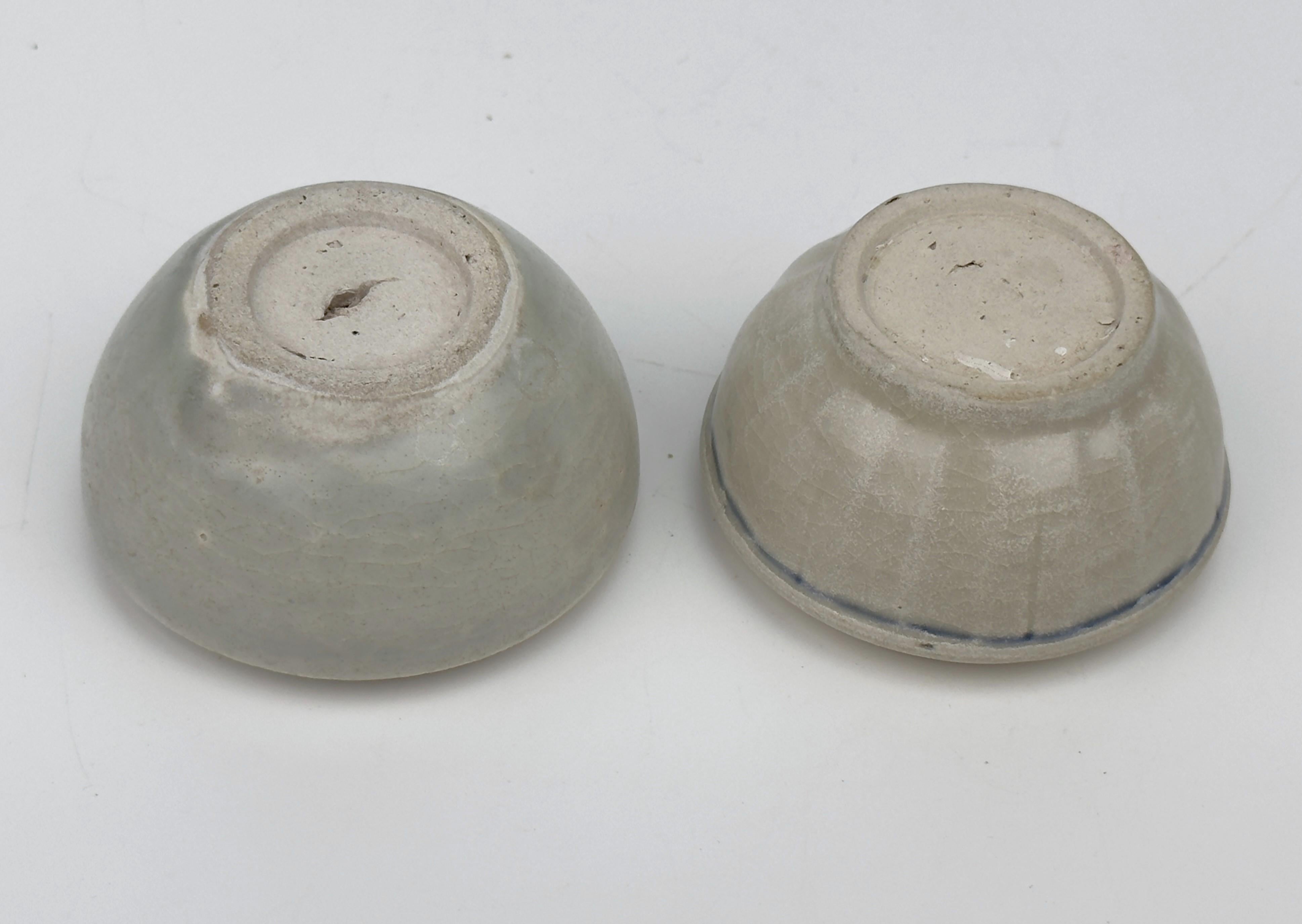 Two Annamese Covered Boxes with Bird and Plant Motif, 15th century, Le Dynasty For Sale 3