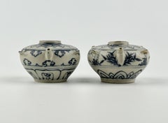 Two Annamese Vessels, Chu Dau Kilns, 15th–16th Century, Le Dynasty