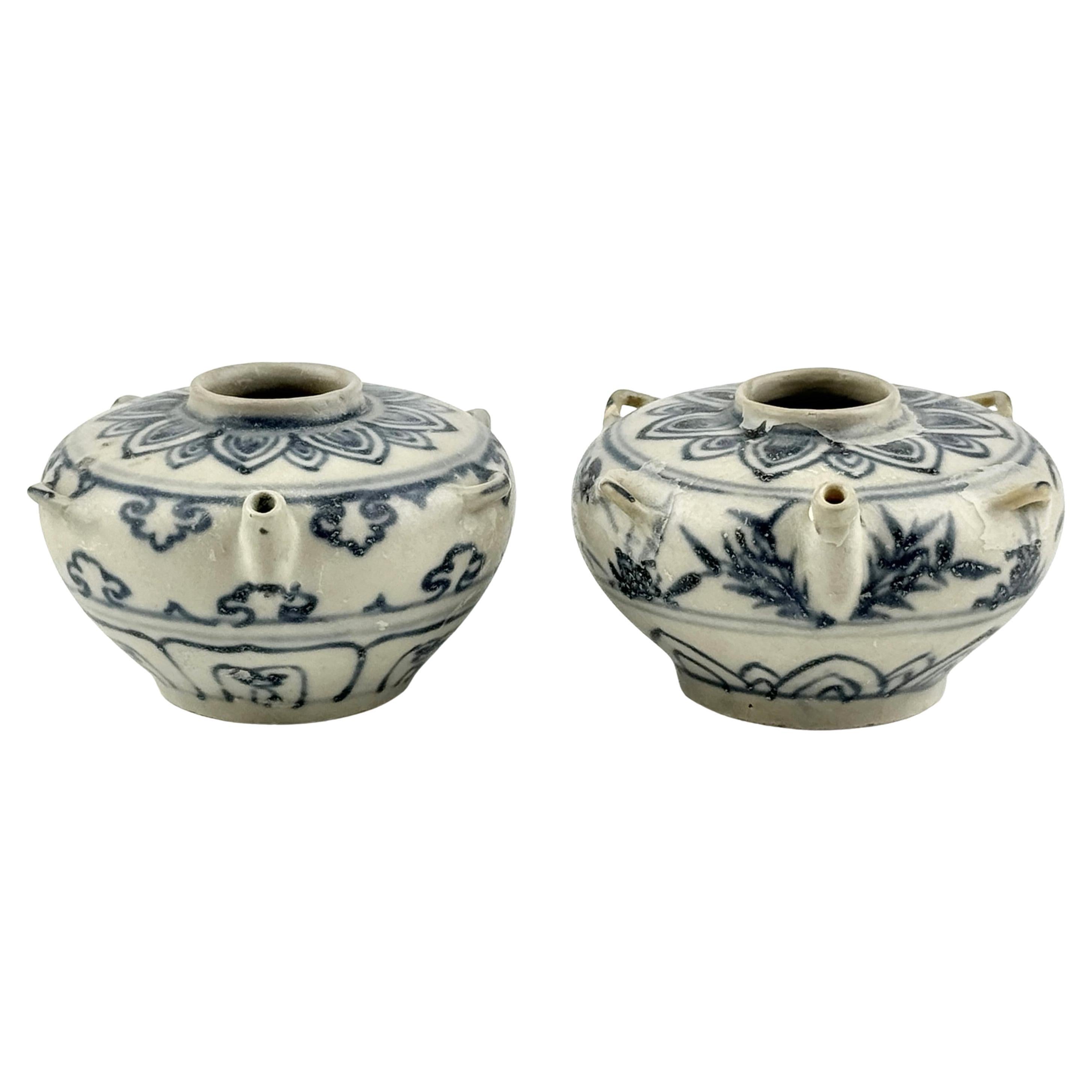 Two Annamese Vessels, Chu Dau Kilns, 15th–16th Century, Le Dynasty