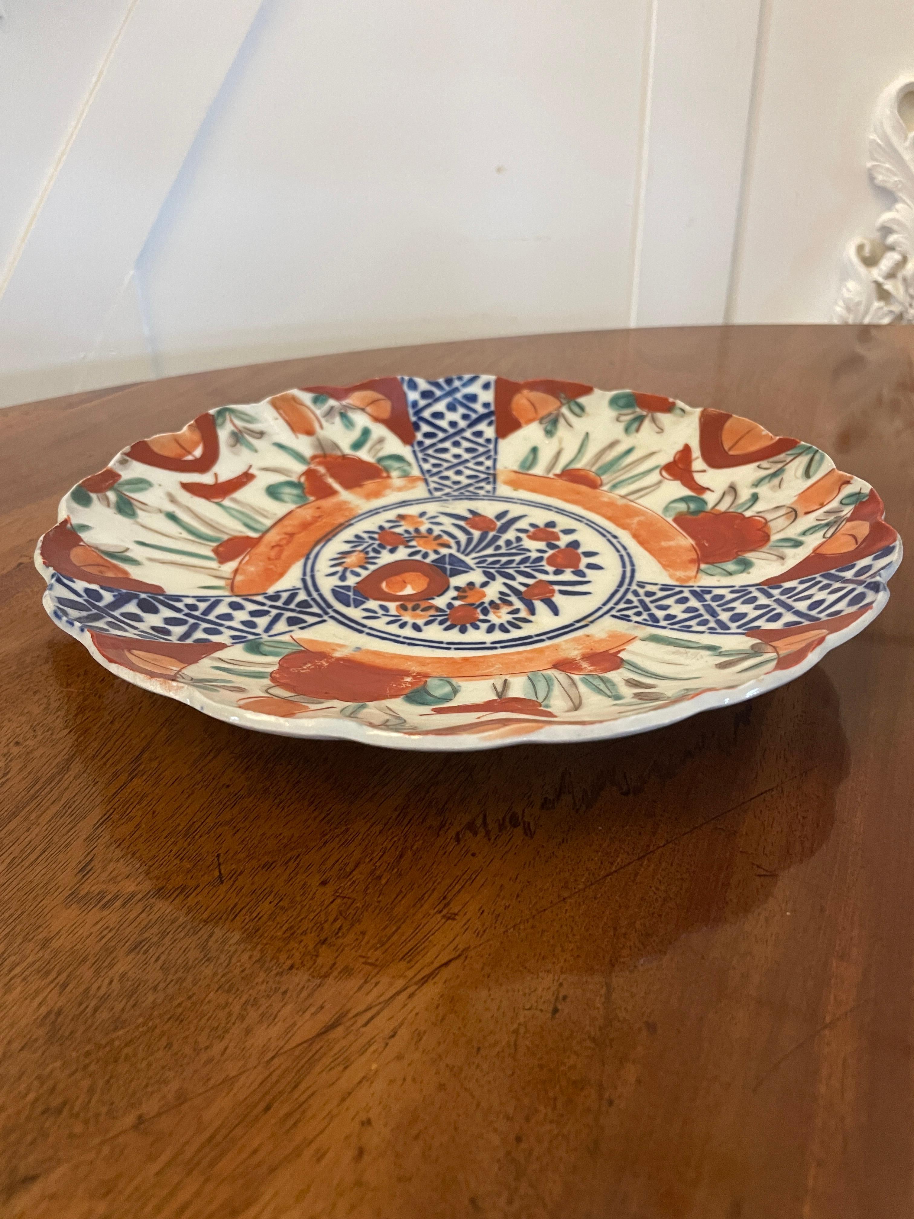 Two Antique 19th Century Japanese Quality Imari Plates For Sale 2