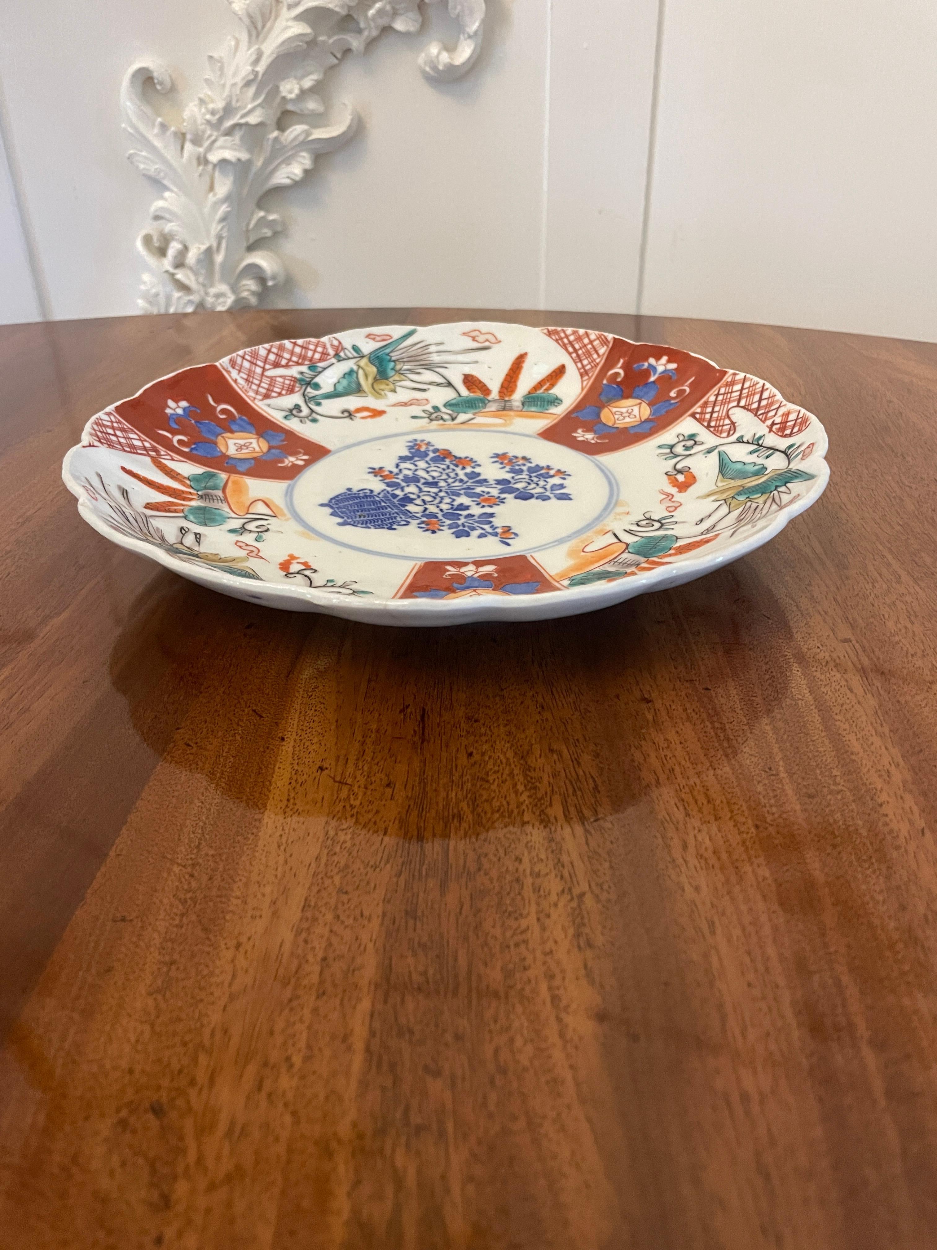 Two Antique 19th Century Japanese Quality Imari Plates For Sale 3