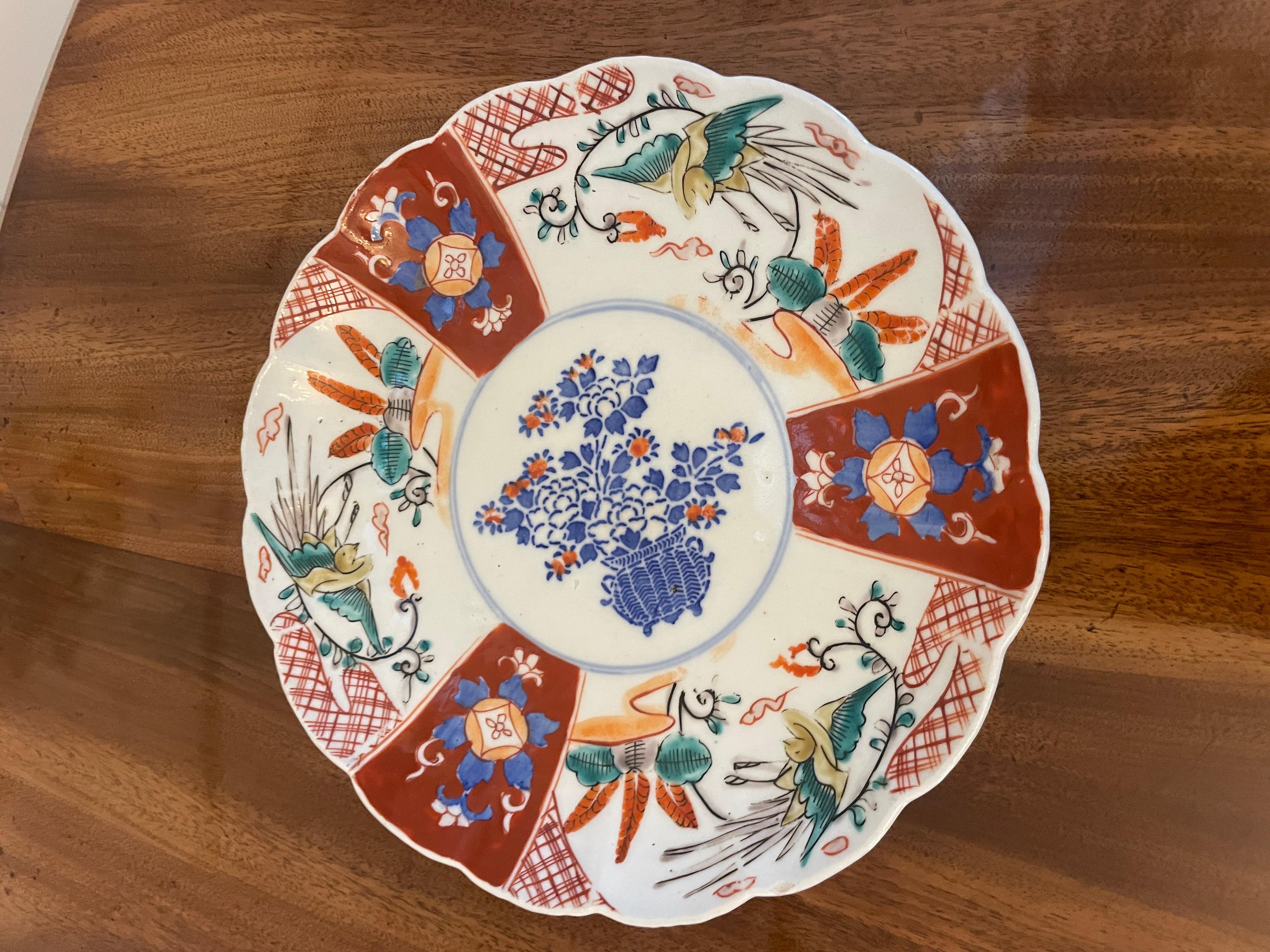 Two Antique 19th Century Japanese Quality Imari Plates For Sale 4