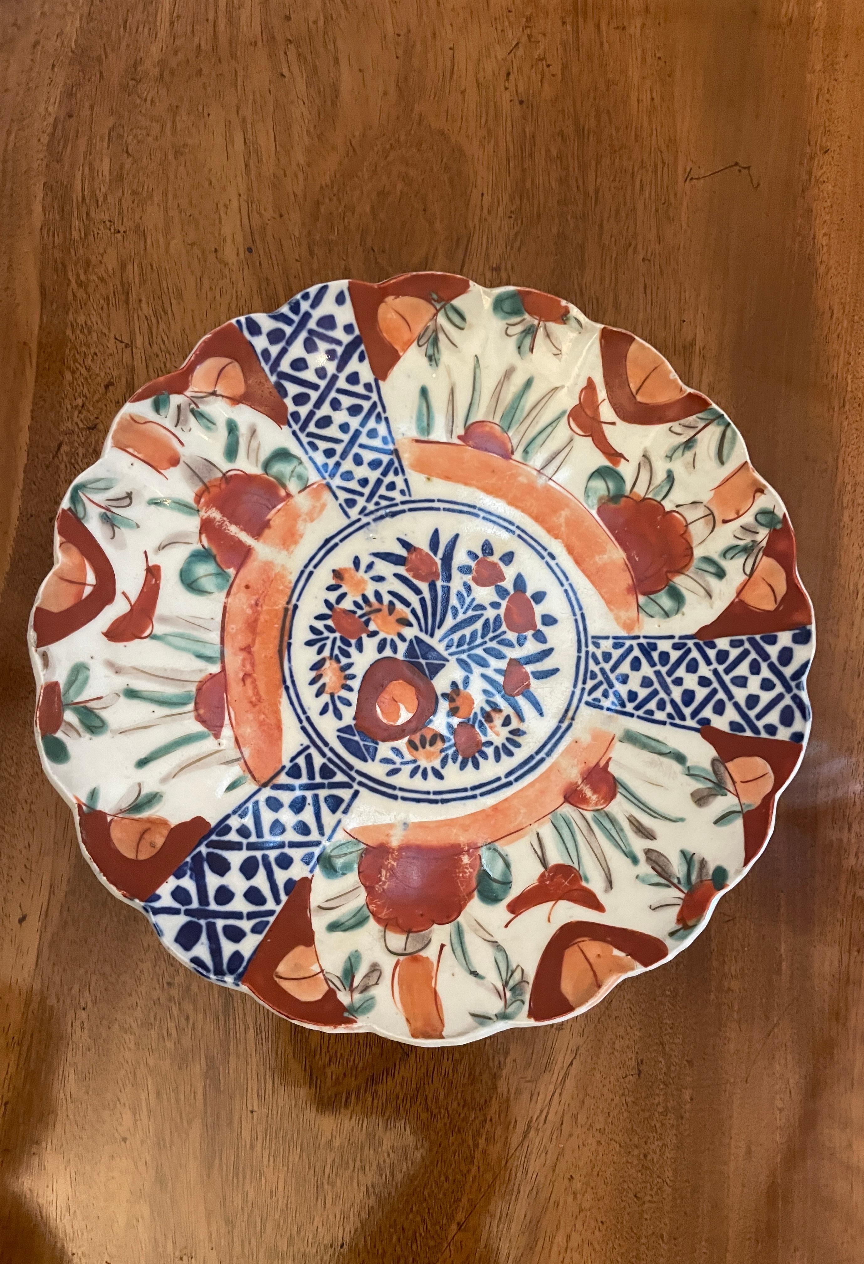 Two Antique 19th Century Japanese Quality Imari Plates For Sale 5