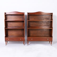 Two Antique English Bookcases
