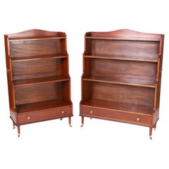 Two Antique English Bookcases