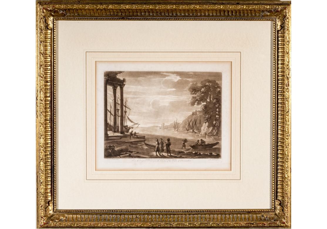 Two Antique English Sepia Engravings By Earlom & Lorrain No. 2 & No. 5 im Angebot 4