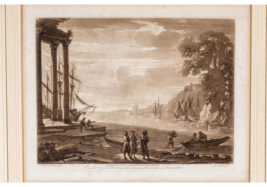 Two Antique English Sepia Engravings By Earlom & Lorrain No. 2 & No. 5 im Angebot 7