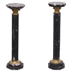 Due colonne antiche in marmo, Francia, 1850