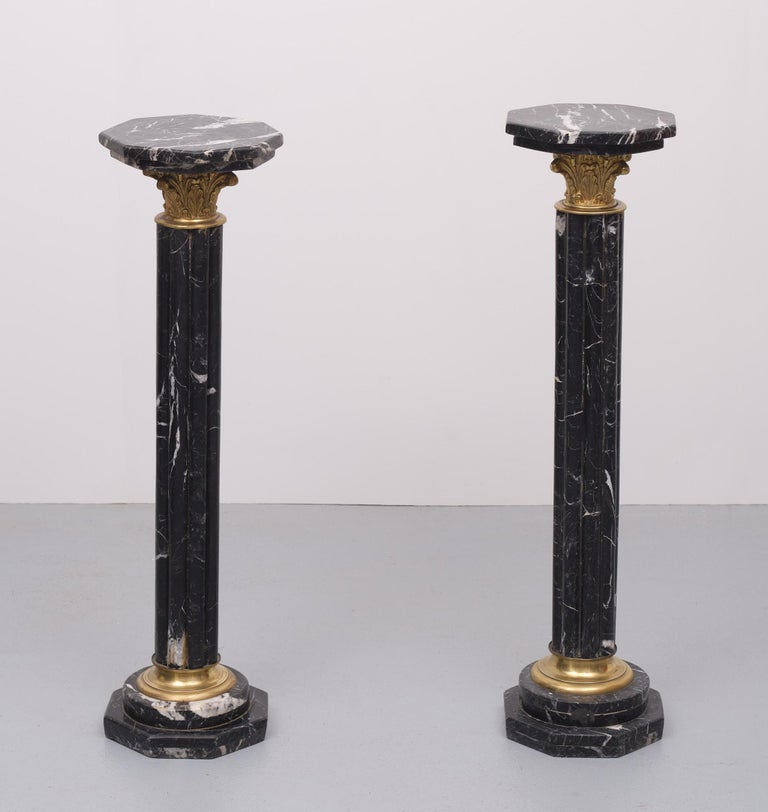 Two Antique Marble Columns, France, 1850 at 1stDibs