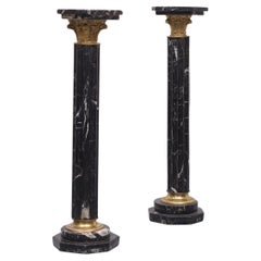Two Antique Marble Columns, France, 1850