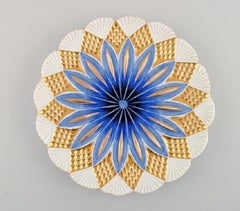 Two Antique Meissen Plates in Hand-Painted Porcelain, Early 20th C