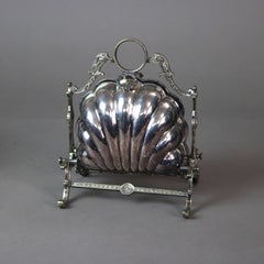 Two Antique Silver Plated Dome Servers C1890