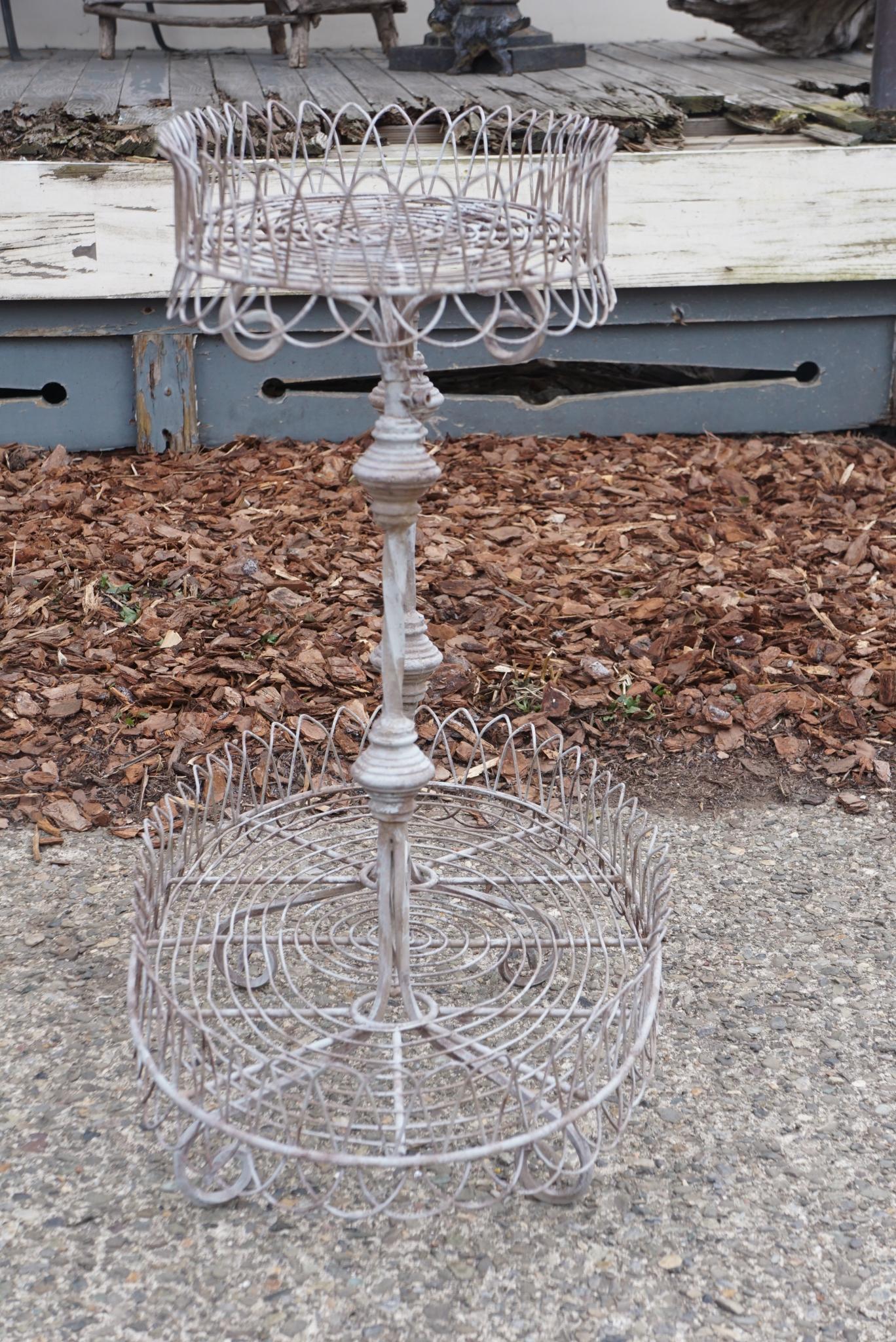 19th Century Two Wire Work Plant Stands