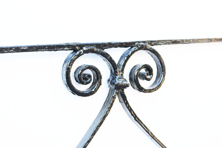 Two Antique Wrought Iron Railings For Sale at 1stdibs