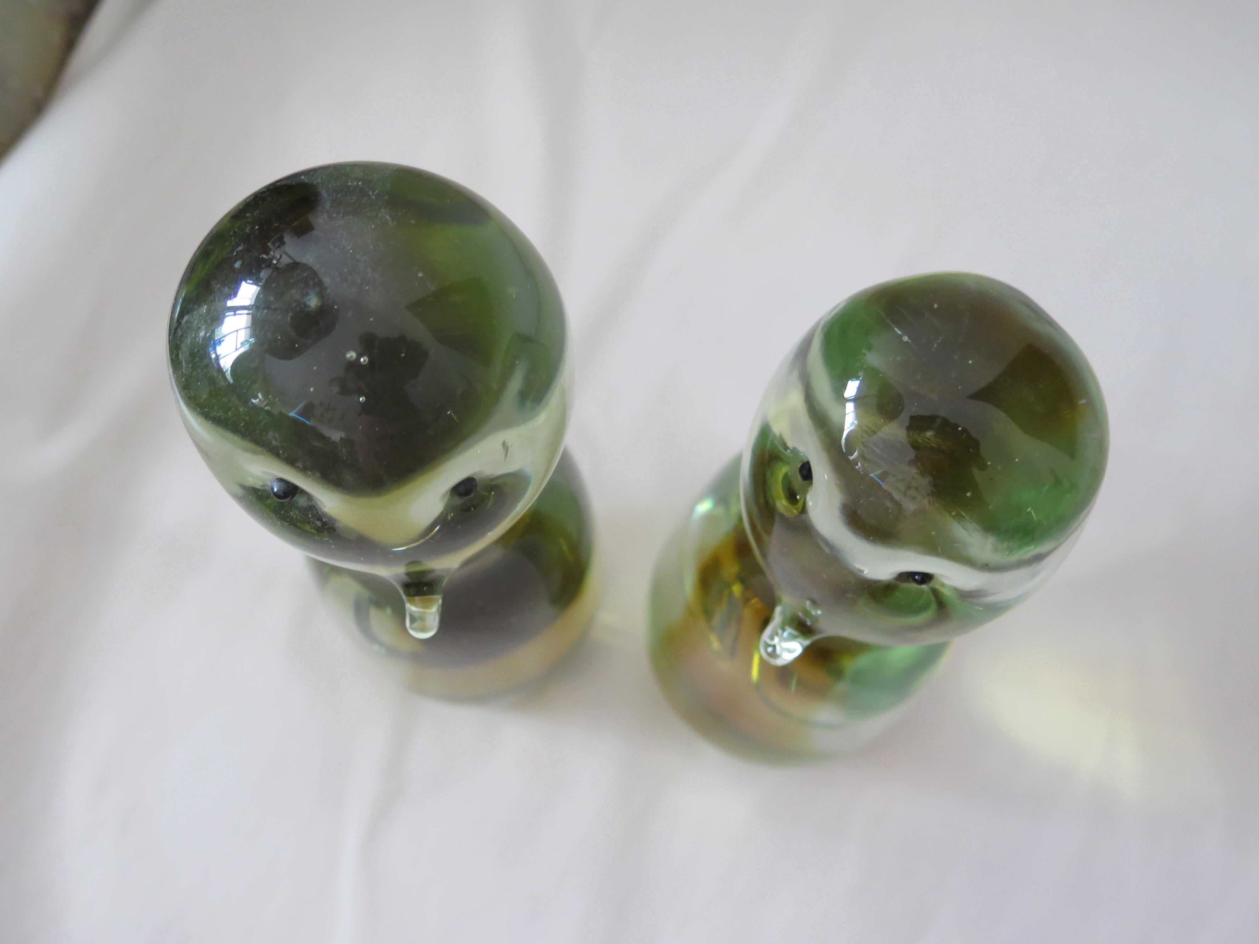 Dos pingüinos escultura de cristal de Murano de Antonio da Ros Cenedese en venta 3