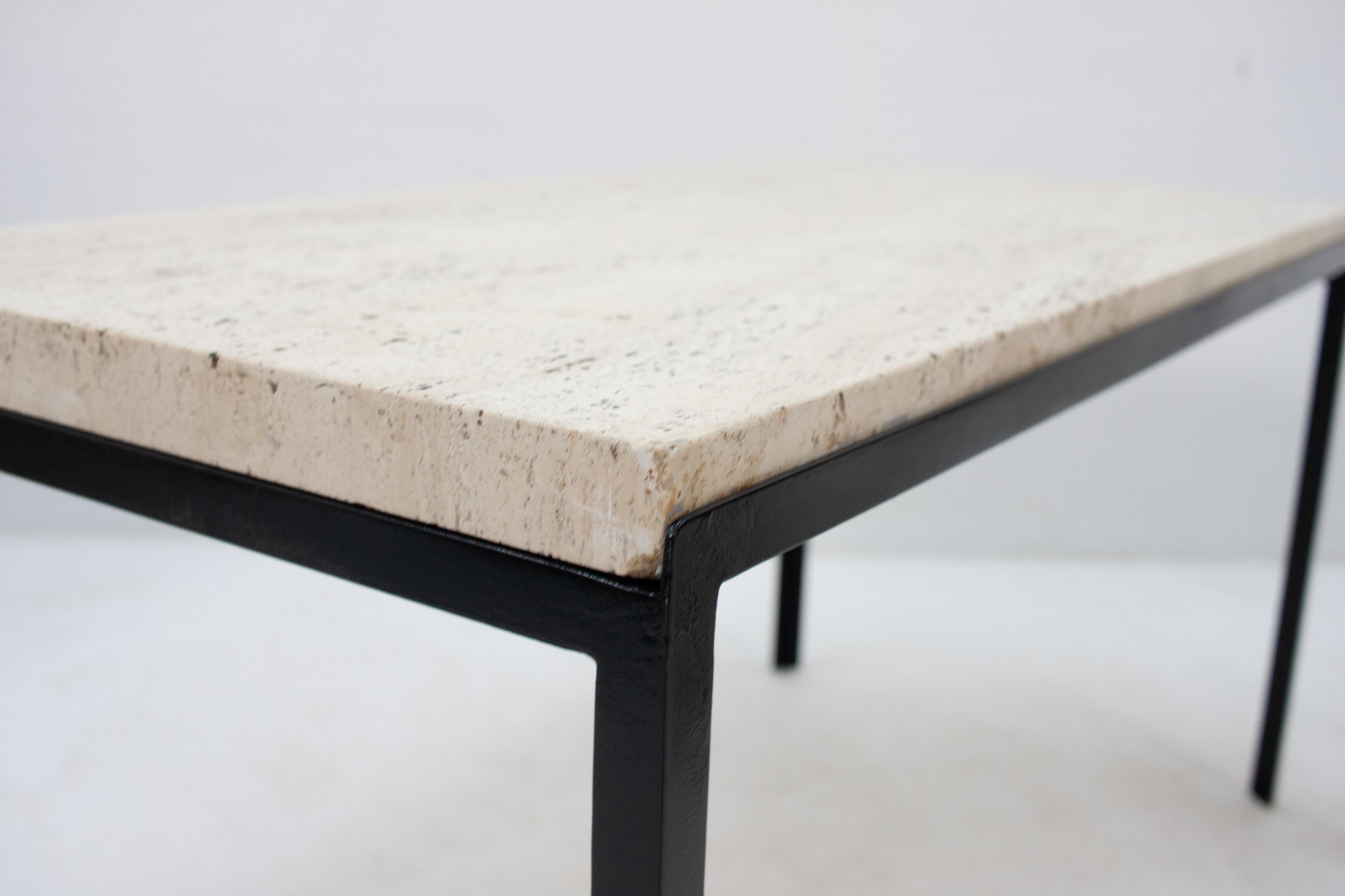 Two Archi Travertine Tables 1