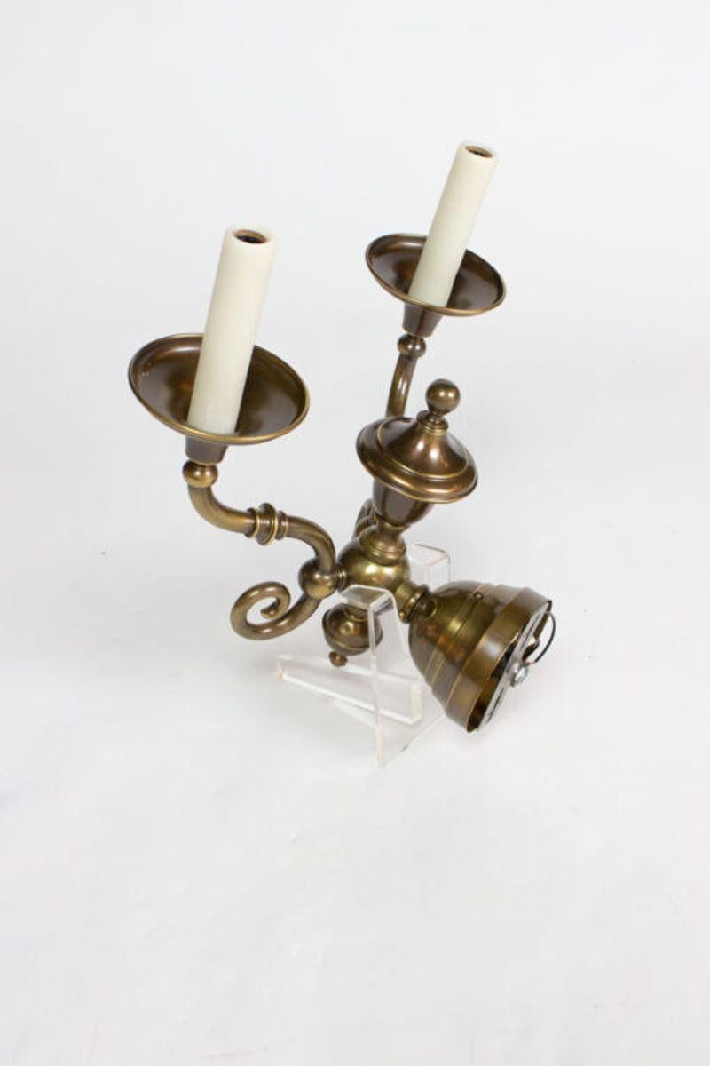 American Classical Two Arm Early Electric Sconces For Sale