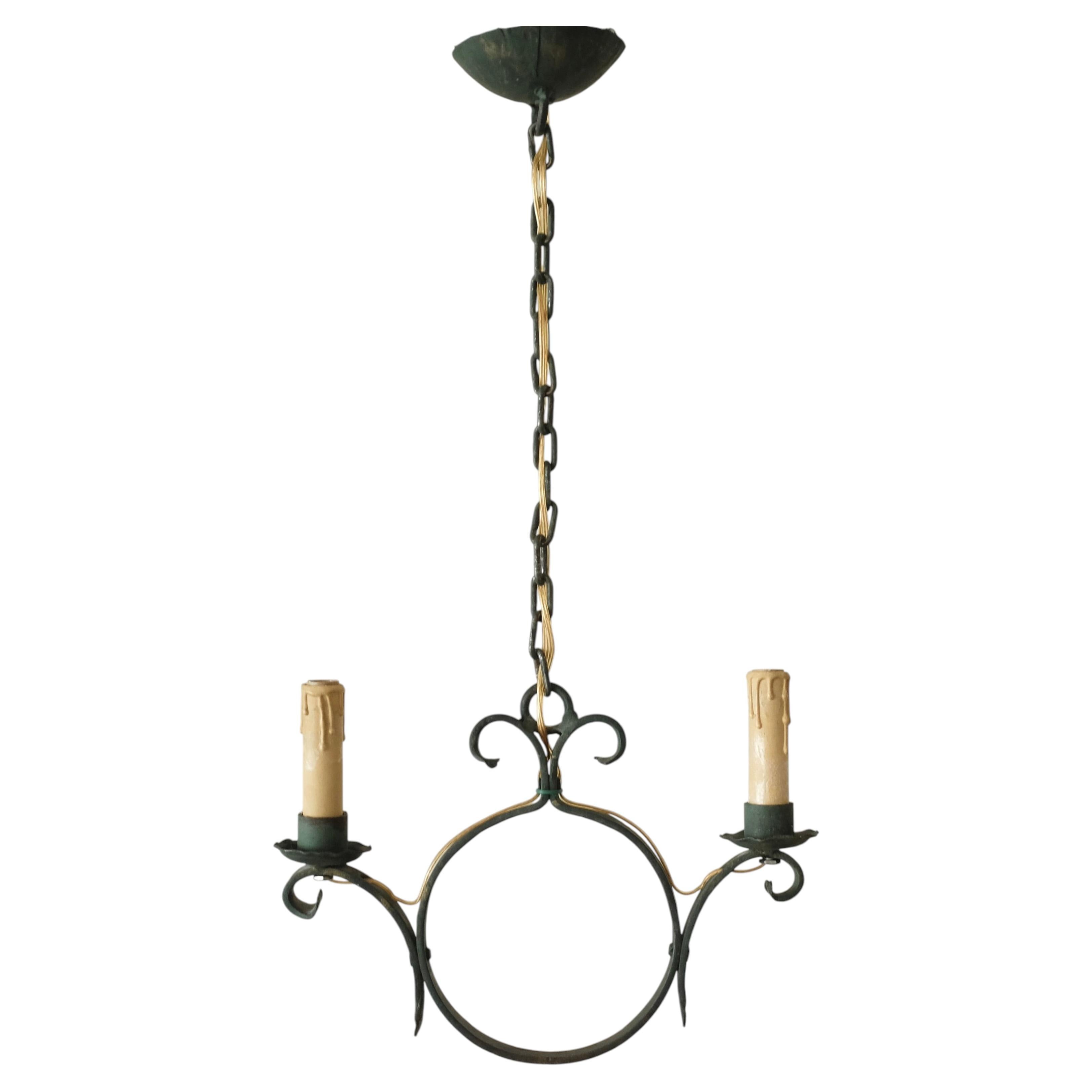 Two Arm Swedish Modern Pendant