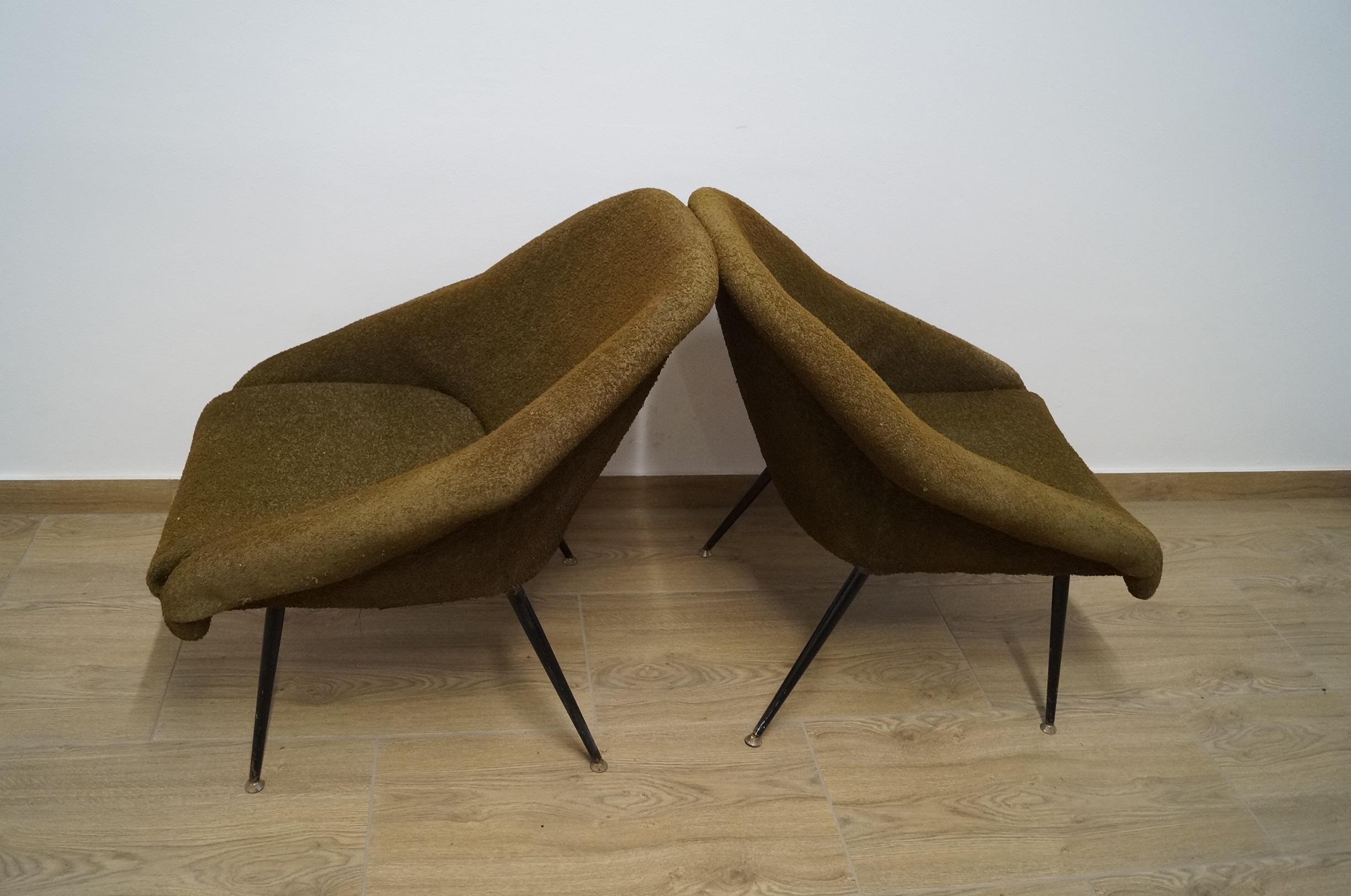 Zwei-Sessel aus dem Jahr 1960 im Angebot 1