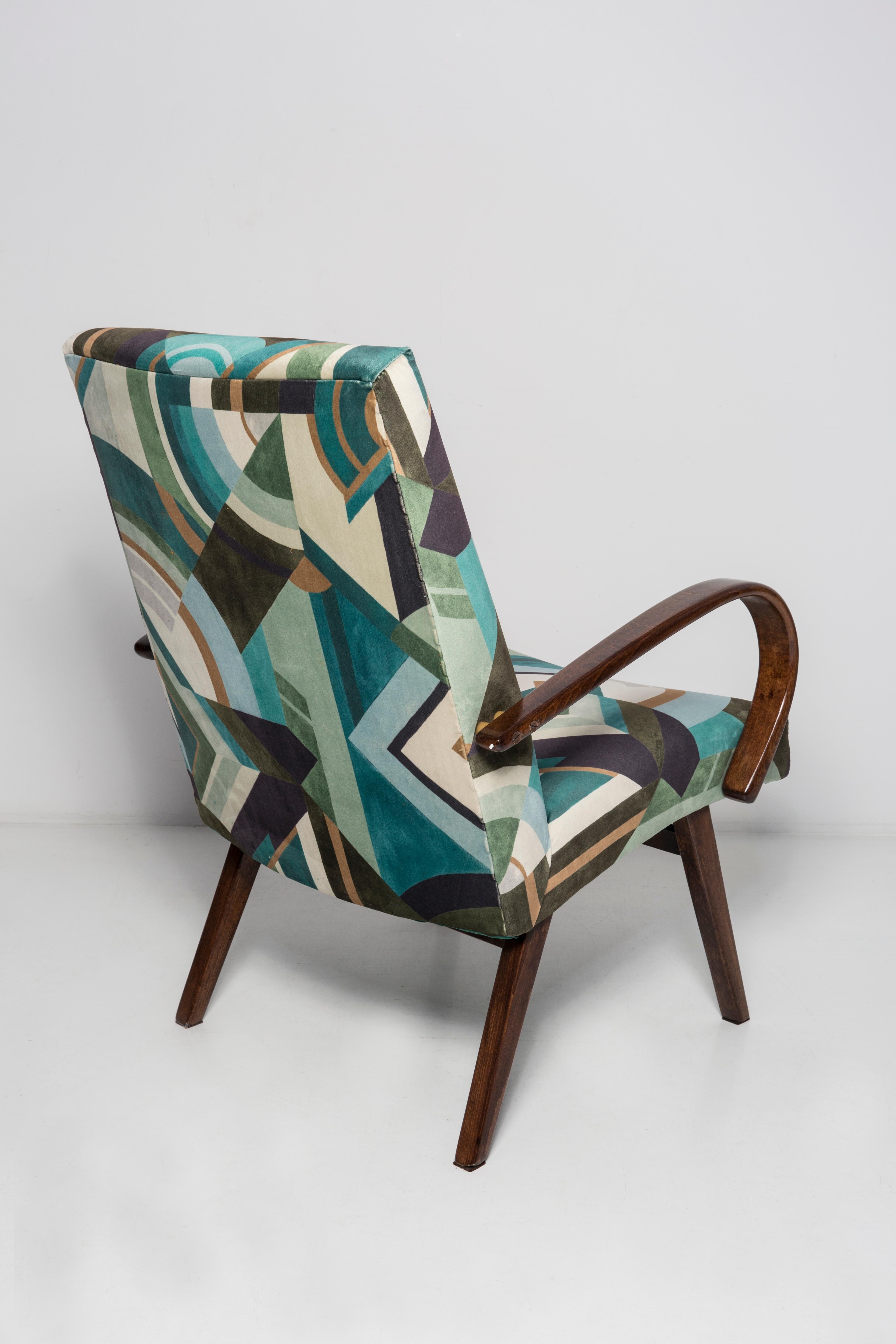 Velours Deux fauteuils am designs par Jaroslav Šmidek pour Ton, République tchèque, années 1960 en vente