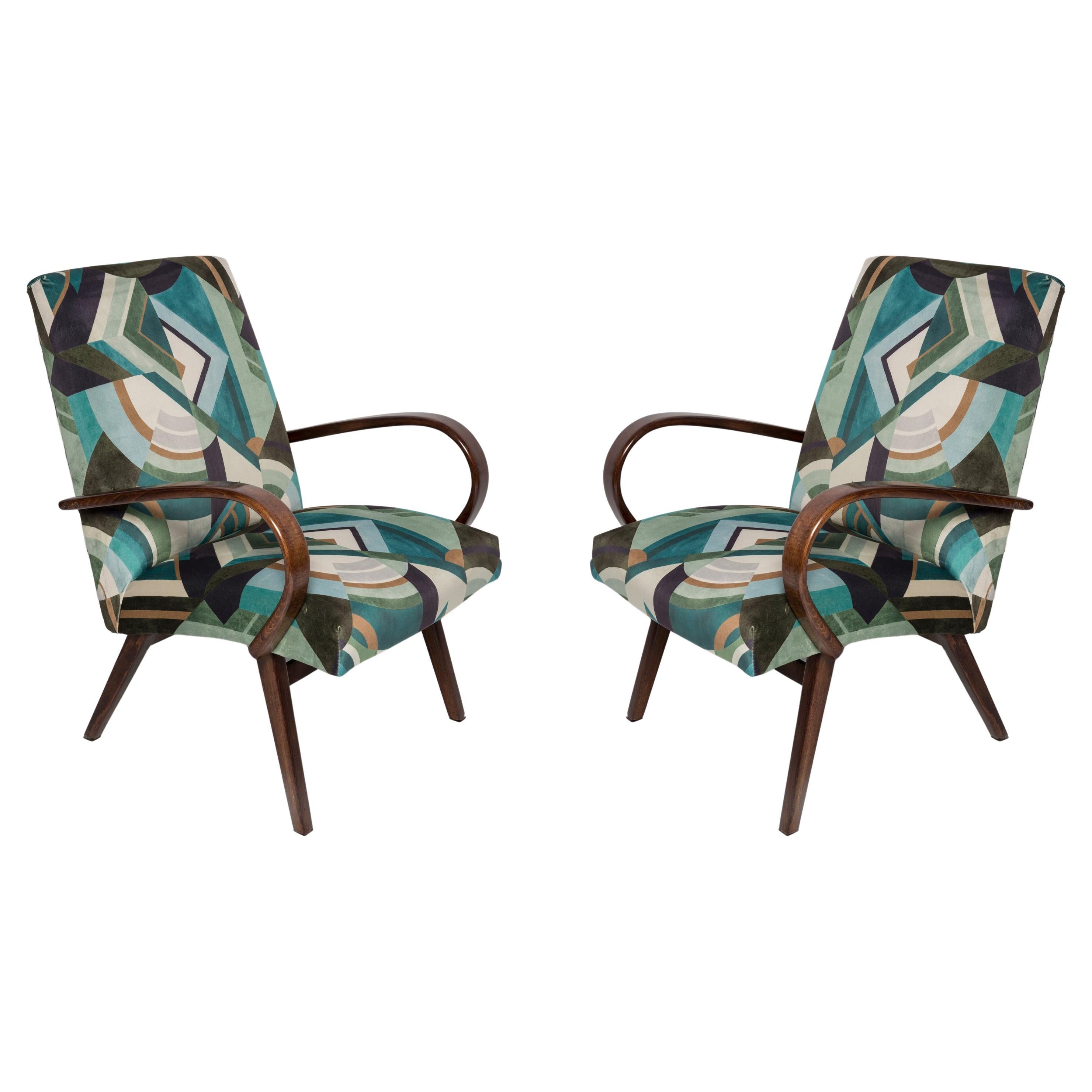 Two Armchairs Designed by Jaroslav Šmidek for Ton, Czech Republic, 1960s